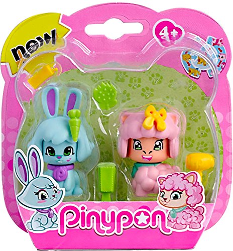 Pinypon Pack 2 mascotas, conejo y oveja. (Famosa) (700012732)