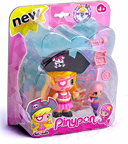 Pinypon Piratas y Sirenitas - Figura Pirata Gorro Negro (Famosa 700013363)