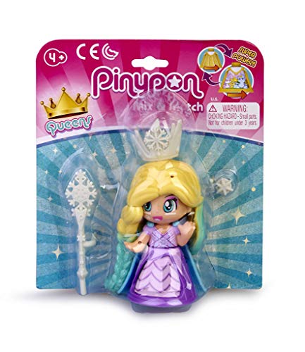 Pinypon - Queen Figura Hielo Vestido Lila 700015577 (Famosa 700015577)