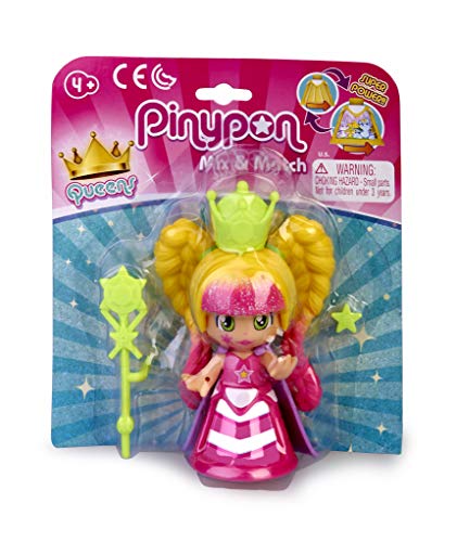 Pinypon - Queen Figura Luz Vestido Rosa (Famosa 700015577)