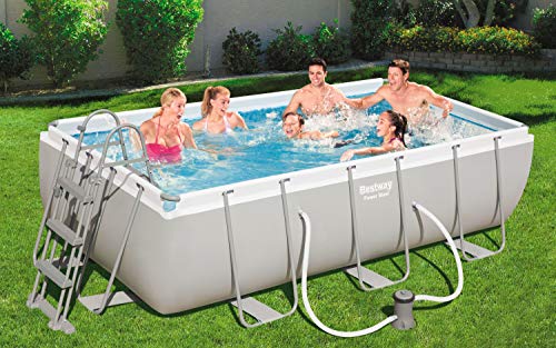 Piscina Desmontable Tubular Bestway Power Steel 404x201x100 cm Depuradora de cartucho de 2.006 litros/hora