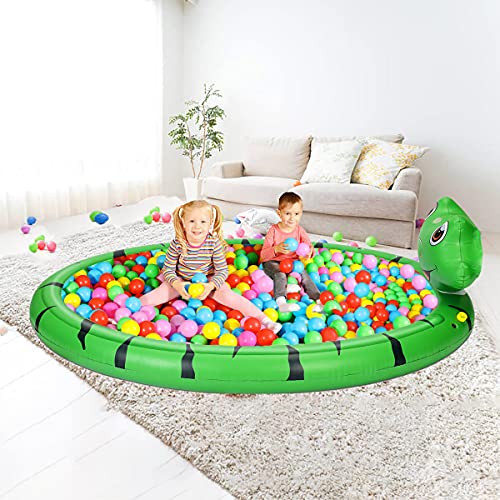 Piscina Hinchable con rociadores, Tema de Rana Spray Plash Sprinkle Play Pad Mat, Piscina de Juego de Verano Juguetes al Aire Libre para Niños y Niñas