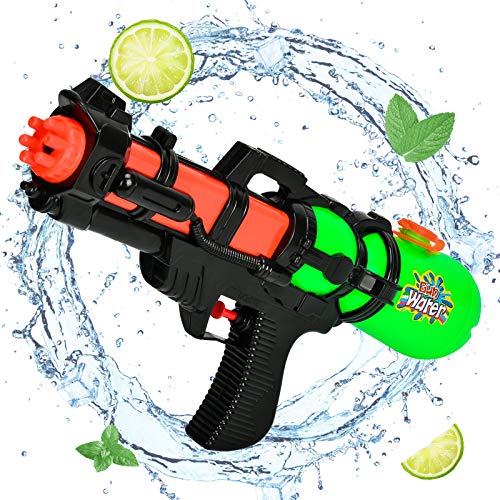 Pistola de Agua,Pistola de Agua de Juguete para niños,Pistola de Agua de Gran Capacidad de 450 ml, Pistola de Agua de Largo Alcance,Juguete de Agua de Piscina de Playa de Verano. (Green)