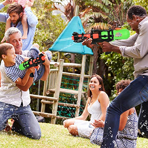 Pistola de Agua,Pistola de Agua de Juguete para niños,Pistola de Agua de Gran Capacidad de 450 ml, Pistola de Agua de Largo Alcance,Juguete de Agua de Piscina de Playa de Verano. (Green)