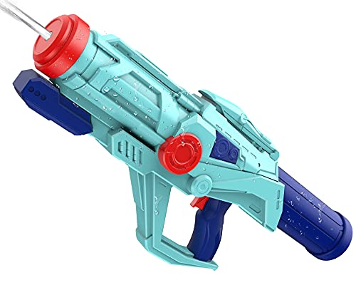 Pistolas de Agua, 750ML Tanque Grandes Chorros de Agua 33ft Super Potencia Alcance Largo Soaker para Verano Juguetes Lanzador de Water Pistol Gun Juego Jardín al Aire Libre para Niñas y Niños Adultos