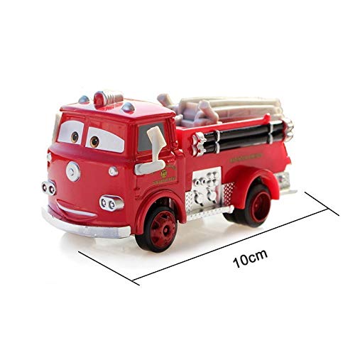 Pixar Cars 3 Rayo Mcqueen Jackson tormenta Mater 1:55 Diecast Metal de aleación Modelo de Coche de Juguete Niños Niños (Color : Mcqueen Dinoco)