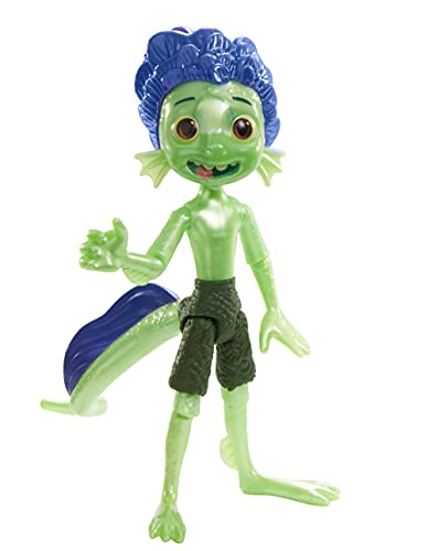 Pixar Luca Buceador Figura articulada de juguete, muñeco para niños Mattel HBL40