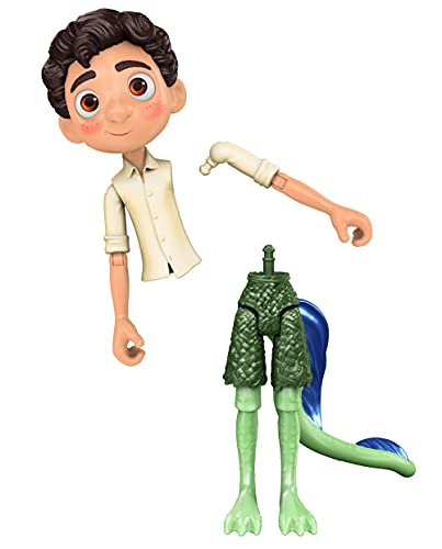 Pixar Luca Buceador Figura articulada de juguete, muñeco para niños Mattel HBL40