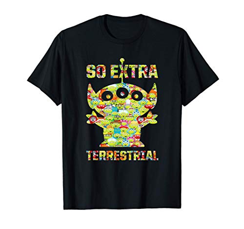 Pixar Toy Story Aliens So Extra Terrestrial Little Green Men Camiseta