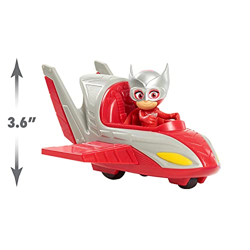 PJ Masks 95822 Save The Sky Owl Planeador, multicolor, 7,62 cm