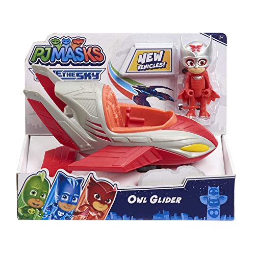 PJ Masks 95822 Save The Sky Owl Planeador, multicolor, 7,62 cm