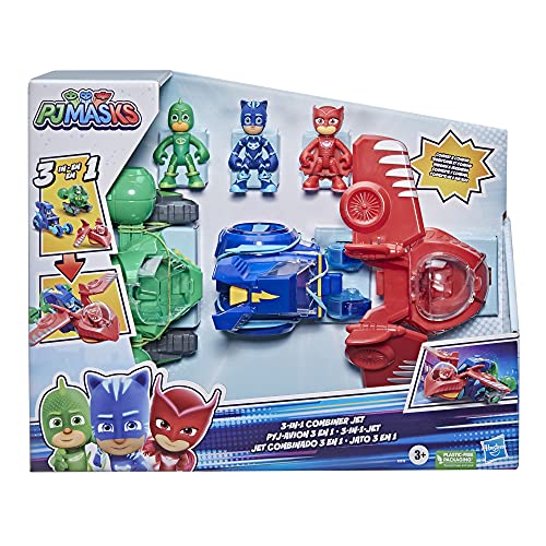 PJ Masks- Pjm 3 en 1 Combinador Jet (Hasbro F21195L1)