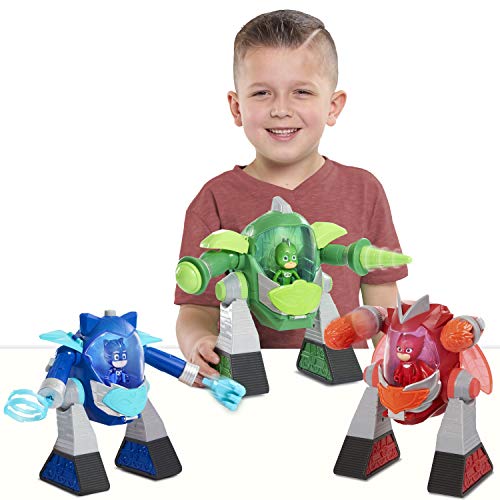 PJ Masks- Robot Turbo Movers Buhita, Gekko, Color Rojo (Bandai JP95507)