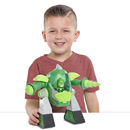 PJ Masks- Robot Turbo Movers Gekko, buhita, Color Verde (Bandai JP95508)