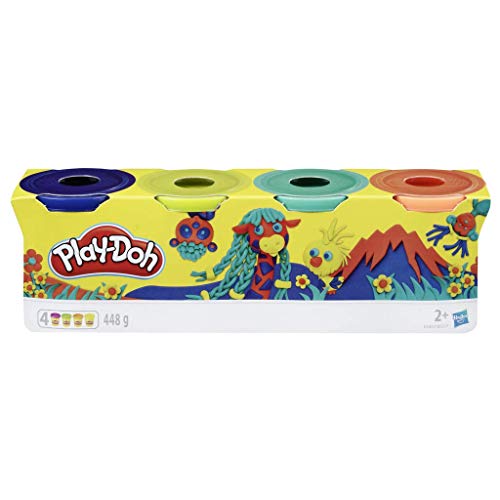 Play-Doh-B6510 Pack 4 Botes (Hasbro B5517)