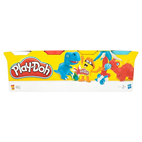 Play-Doh-B6510 Pack 4 Botes (Hasbro B5517)