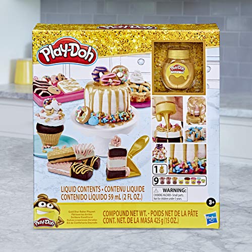 Play-Doh Bakery - Arcilla para modelar - Pasteles Dorados