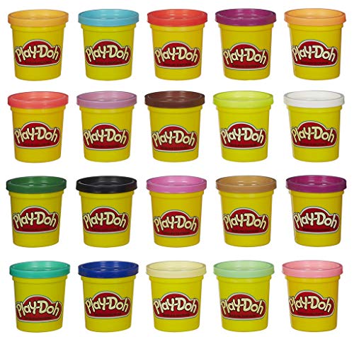 Play-Doh, Color Surtido, Pack 20 Botes (Hasbro A7924EUC)