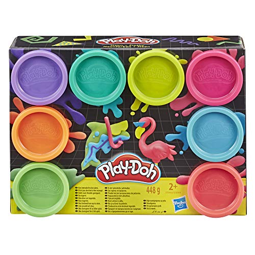 Play-Doh Pack 8 Botes Neon (Hasbro E5063ES0)