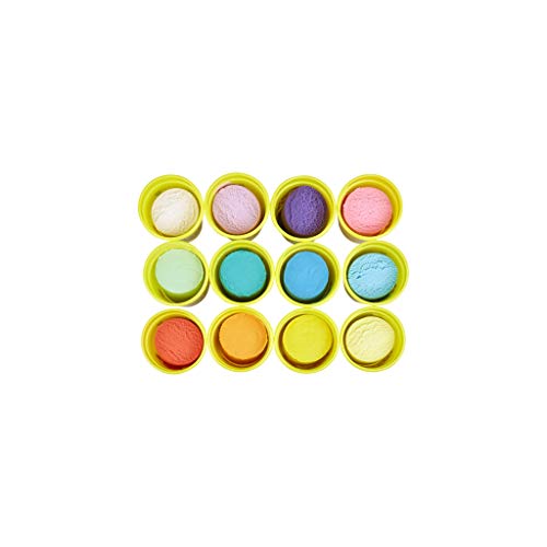 Play Doh - Pack de 12 Botes Colores Cálidos (Hasbro E4831F02)