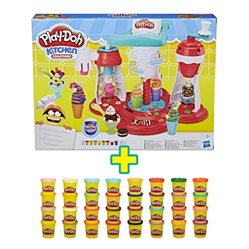 Play-Doh Súper Heladería + Mega Pack