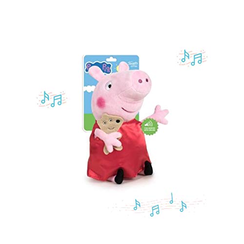 Playbyplay Peppa Pig Peluche con Sonido 27cm-2mod, Color Variado (760018600)