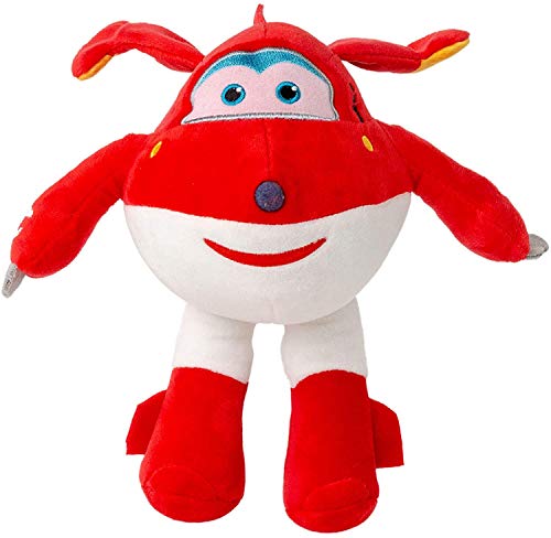 playbyplay Super Wings Juguetes Aviones de Peluche Super Wings 26 cm Figuras de Peluche Juguetes para niños y niñas, Peluche para Jugar y abrazar, Jett, Jerome, Dizzy o Donnie para niñas y niños