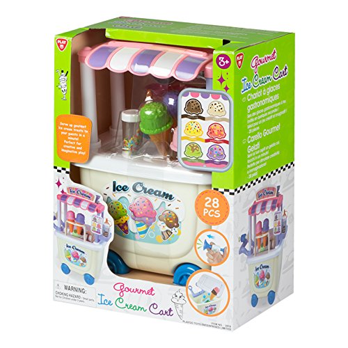 Playgo - Carrito de helados gourmet - 28 piezas (ColorBaby 44589)