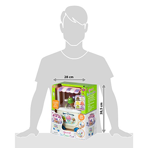 Playgo - Carrito de helados gourmet - 28 piezas (ColorBaby 44589)