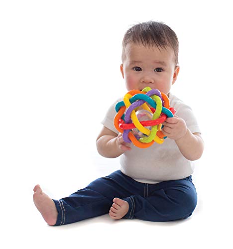 Playgro Pelota de Formas Juguetes de Bebe Colores, Multicolor, 1 Unidad (Paquete de 1) (40133)