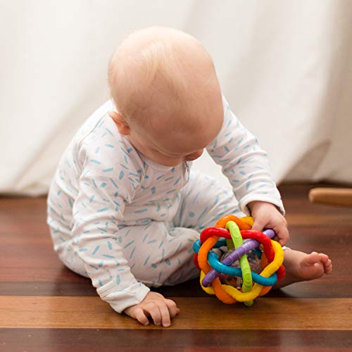 Playgro Pelota de Formas Juguetes de Bebe Colores, Multicolor, 1 Unidad (Paquete de 1) (40133)