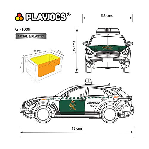 PLAYJOCS Coche Guardia Civil GT-1009