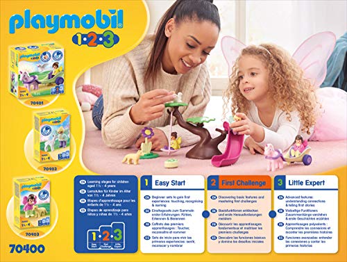 PLAYMOBIL 1.2.3 70400 Parque infantil Hada, De 1,5 a 4 años