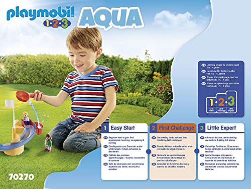 PLAYMOBIL 1.2.3 Aqua, 70270 Tobogán acuático, De 1,5 a 4 años