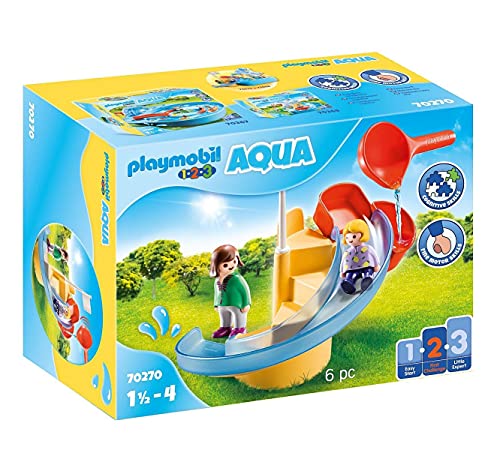 PLAYMOBIL 1.2.3 Aqua, 70270 Tobogán acuático, De 1,5 a 4 años