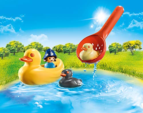 PLAYMOBIL- 1.2.3 Familia de Patos , Multicolor (70271)