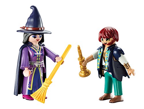 Playmobil 9309 Halloween Loup-Garou y bruja Playset