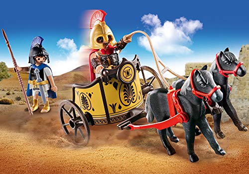 PLAYMOBIL Aquiles en un Carro con Patroclo