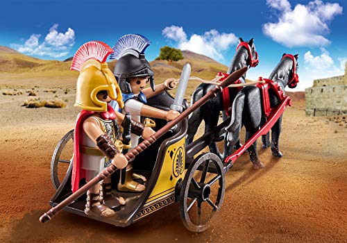 PLAYMOBIL Aquiles en un Carro con Patroclo