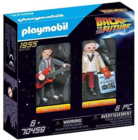 PLAYMOBIL Back to The Future 70317 Delorean + 70459 Marty McFly y Dr. E