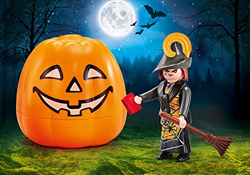 PLAYMOBIL Calabaza de Halloween - Bruja 9894 - Viene En Bolsita Desde Fábrica