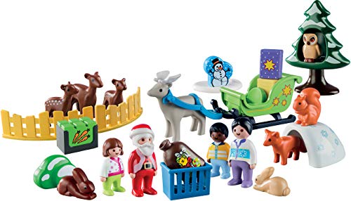 PLAYMOBIL Calendario de Adviento 9391 Navidad en el Bosque, A partir de 1,5 años