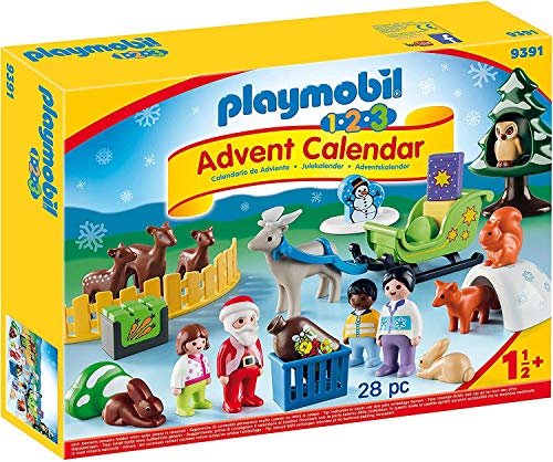 PLAYMOBIL Calendario de Adviento 9391 Navidad en el Bosque, A partir de 1,5 años