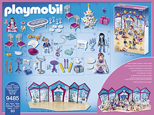 PLAYMOBIL Calendario de Adviento Baile de Navidad en el Salón de Cristal, A partir de 4 años (9485)