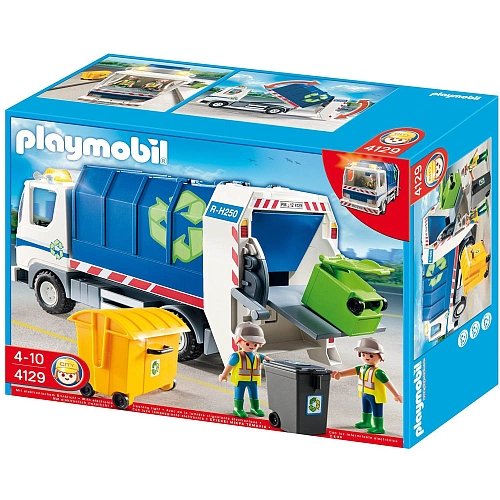 PLAYMOBIL - Cambión de Reciclaje con Luces (4129)