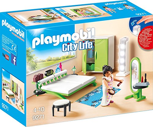 Playmobil Casa Moderna Set: 9268 Baño + 9271 Dormitorio