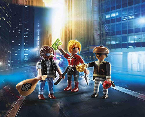 PLAYMOBIL City Action 70670 Set Figuras Ladrones, Para niños de 4 a 10 años