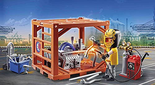 PLAYMOBIL City Action 70774 Fabricante de contenedores, A partir de 4 años