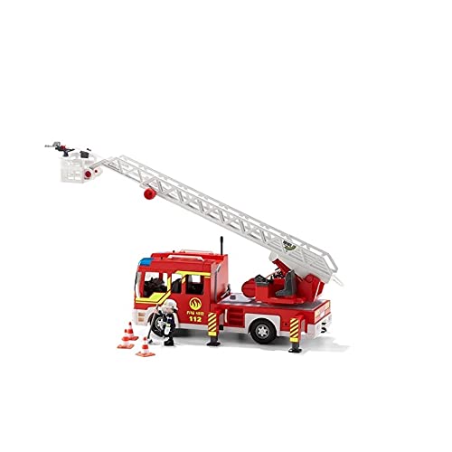 Playmobil City Action Ladder Unit with Lights and Sound vehículo de juguete - Vehículos de juguete (Multicolor, 5 año(s), 10 año(s), 130 mm, 390 mm, 170 mm)