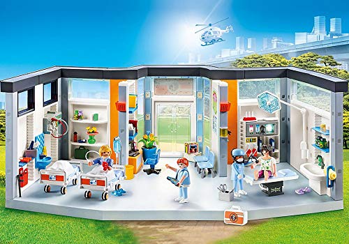 PLAYMOBIL City Life 70191 Planta de Hospital, con Efectos de Lux, A Partir de 4 Años